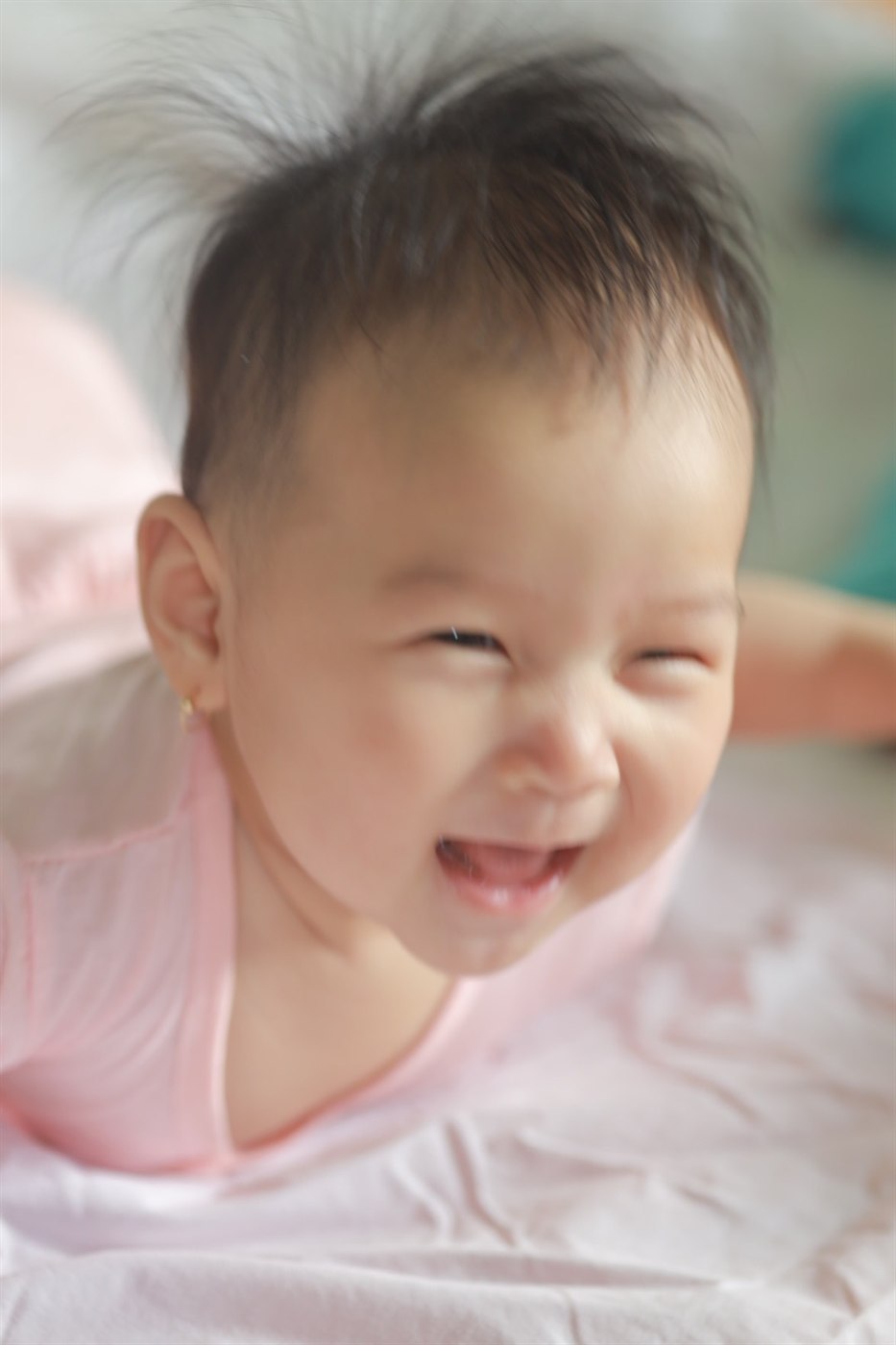 Nụ cười rạng rỡ của Khả Hân